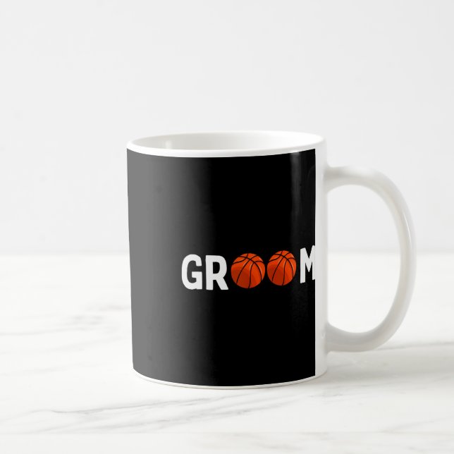 Basketball Groom Wedding Funny  Coffee Mug (Right)