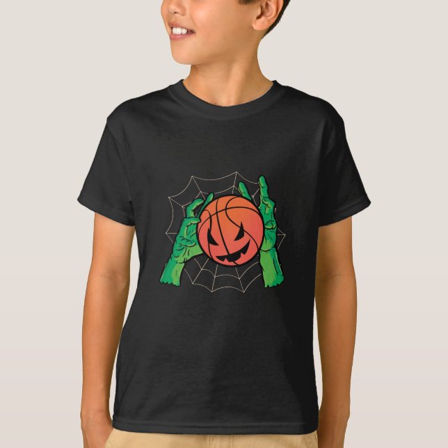 Basketball Halloween T-Shirt (Front)