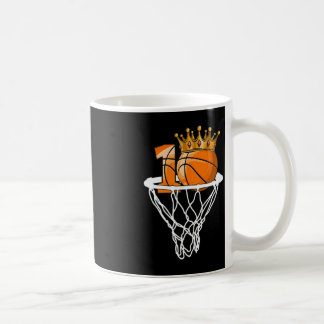 Basketball Happy 10th Birthday Boy Bball 10 Years Coffee Mug