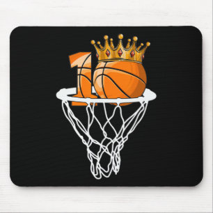 Basketball Happy 10th Birthday Boy Bball 10 Years Mouse Pad