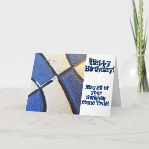 Basketball Happy Birthday Card