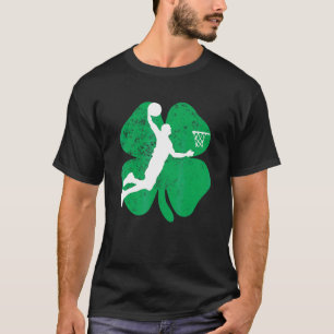 Basketball Hat Shamrock Irish St Patrick's Day 1 T-Shirt
