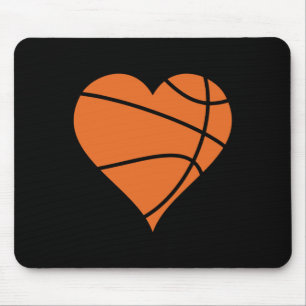 Basketball Heart 2 Mouse Pad
