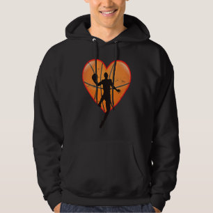 Basketball Heart Valentine's Day Tees Teen Boys Ki