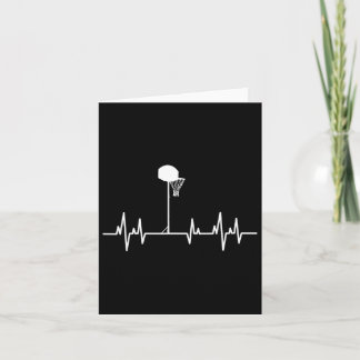 Basketball Heartbeat 1  Card