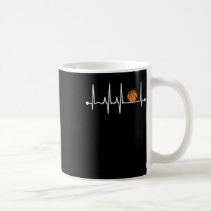 Basketball Heartbeat 1 Coffee Mug