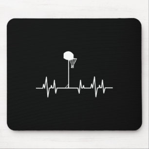 Basketball Heartbeat 1 Mouse Pad
