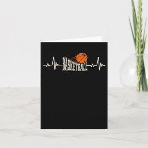 Basketball Heartbeat 3  Card