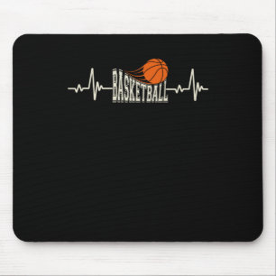Basketball Heartbeat 3  Mouse Pad