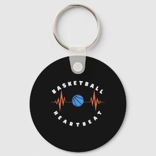 Basketball Heartbeat 6 Key Ring