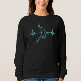 Basketball Heartbeat Basketball Basketball Sweatshirt