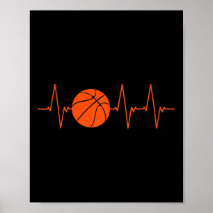 Basketball Heartbeat BBall Poster