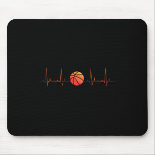 Basketball Heartbeat Coach Player Sports Athlete Mouse Pad