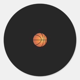 Basketball Heartbeat Cool I Love Basketball Tee Classic Round Sticker