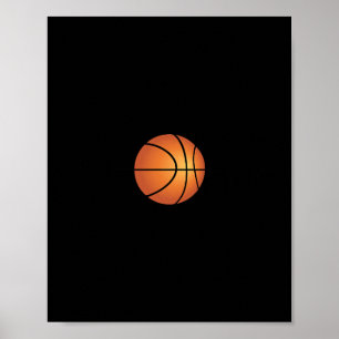 Basketball Heartbeat Cool I Love Basketball Tee Poster