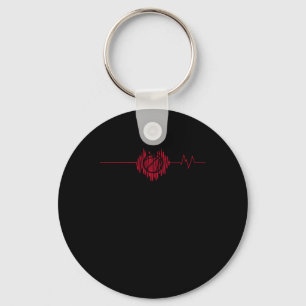 Basketball Heartbeat – Dribble Key Ring