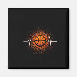 Basketball Heartbeat – Love For The Game Tee  Magnet