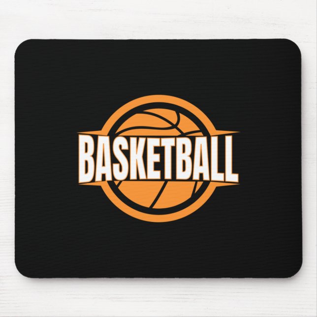 Basketball Heartbeat  Mouse Pad (Front)