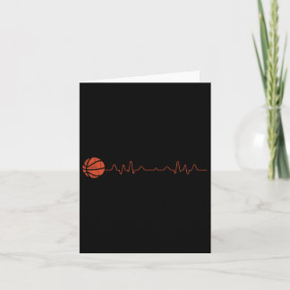 Basketball Heartbeat Player Gift  Card