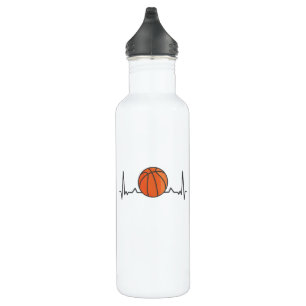 Basketball Heartbeat Sports Gifts 710 Ml Water Bottle