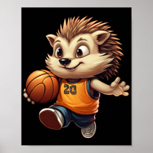 Basketball Hedgehog 1 Poster