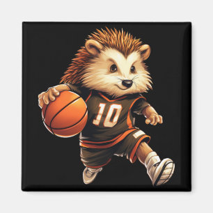 Basketball Hedgehog  Magnet