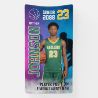 Basketball High School Senior Night Sports Display