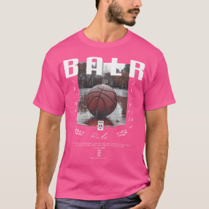 Basketball Hip Hop Urban Edgy Y2K Back Print Stree T-Shirt