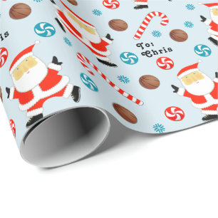 Basketball Holiday Gift Wrapping Paper