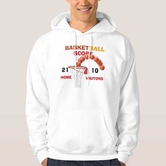 BASKETBALL! HOODED SWEATSHIRT (Front)