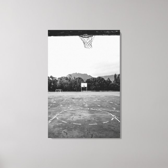 Basketball Hoop Canvas Print (Front)