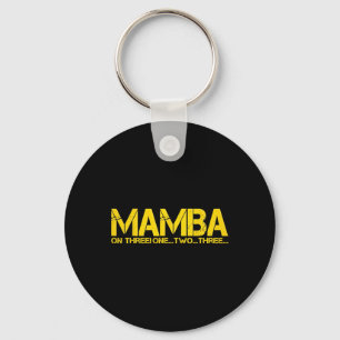BASKETBALL HOOP CHAMPION MAMBA ON THREE MOTIVATION KEY RING