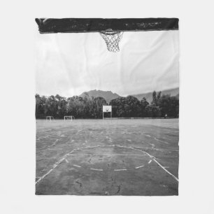 Basketball Hoop Fleece Blanket