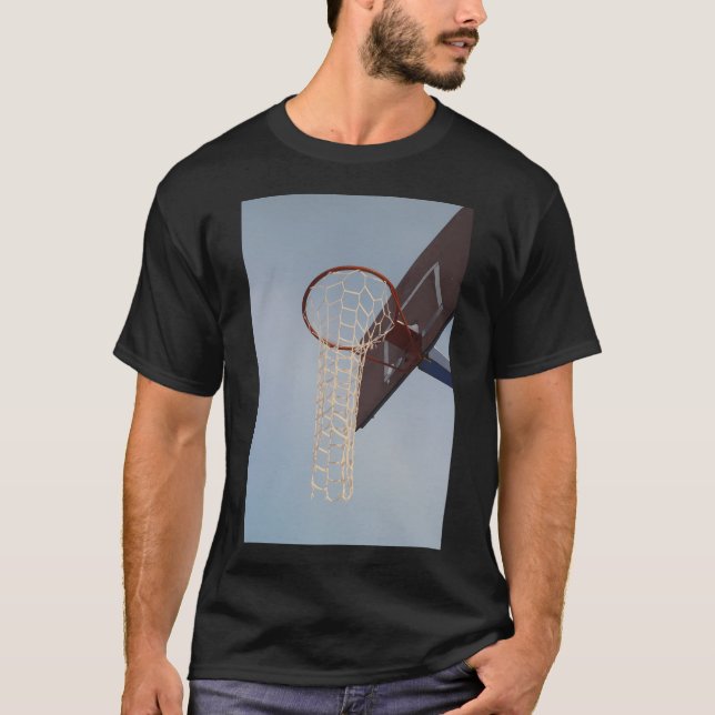 Basketball Hoop Low Angle Of View T-Shirt (Front)