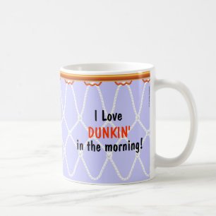 Basketball Hoop Net_I Love Dunkin'_lavender Coffee Mug