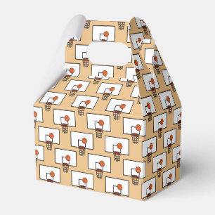 Basketball Hoop Pattern Favour Box