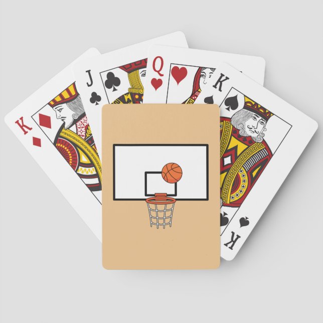 Basketball Hoop Playing Cards (Back)