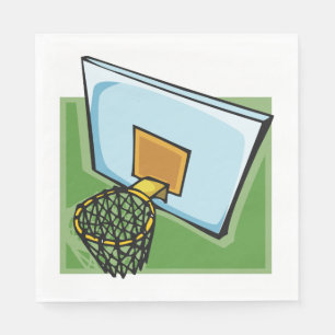 Basketball Hoop Sport Napkins
