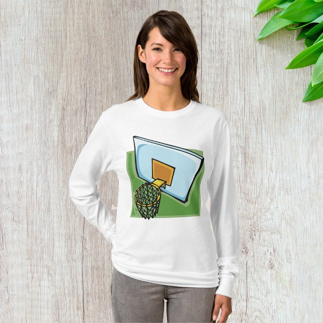 Basketball Hoop Sports Backboard And Net T-Shirt (Creator Uploaded)