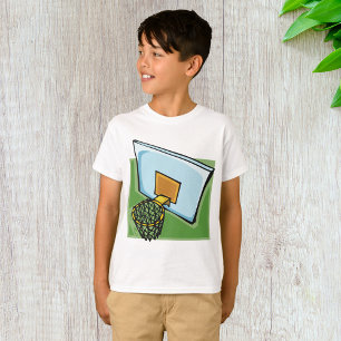 Basketball Hoop Sports Backboard And Net T-Shirt