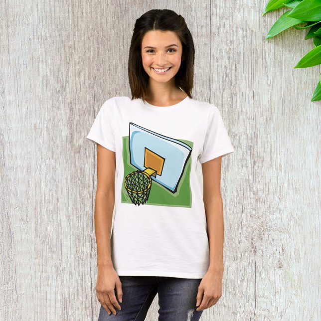 Basketball Hoop Sports Backboard And Net T-Shirt (Creator Uploaded)