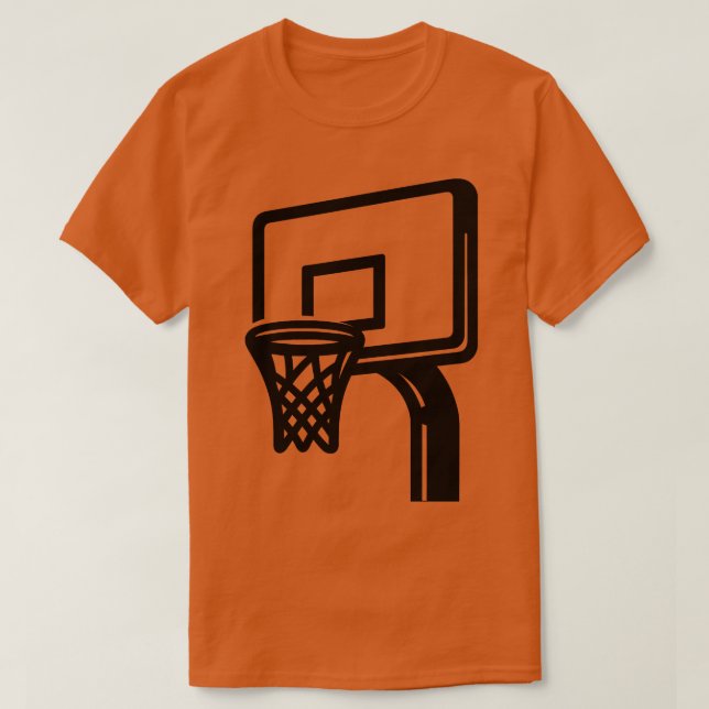 Basketball Hoop T-Shirt (Design Front)