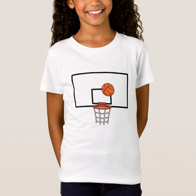 Basketball Hoop T-Shirt (Front)
