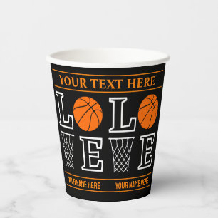 Basketball Hoops, Basketball Player Gift Paper Cups