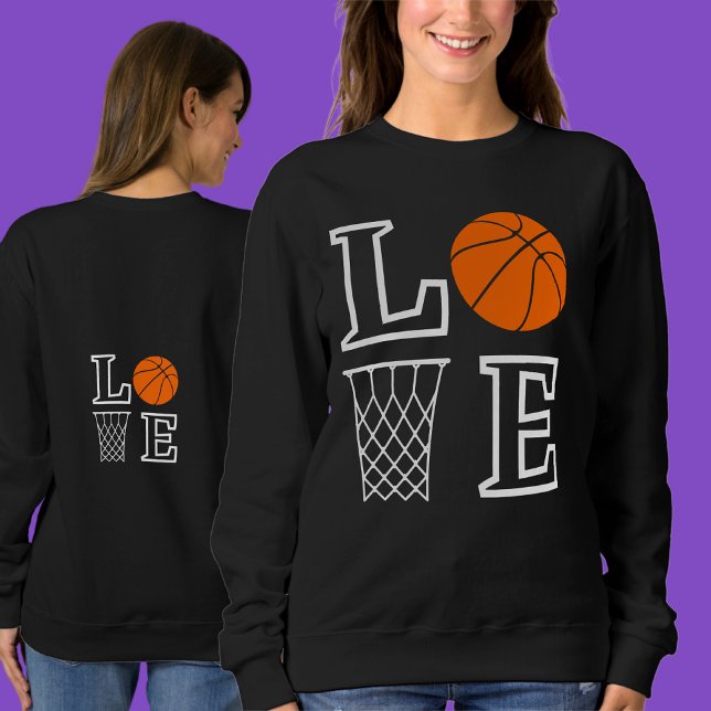 Basketball Hoops, Basketball Player Gift           Sweatshirt (Creator Uploaded)