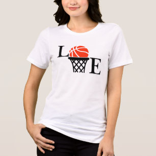 Basketball Hoops, Basketball Player Gift           Tri-Blend Shirt