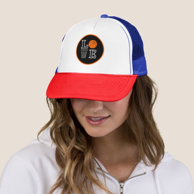 Basketball Hoops, Basketball Player Gift   Trucker Hat (In Situ)