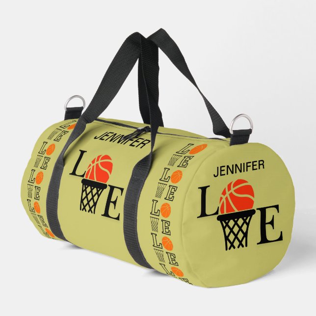 Basketball hoops, Basketball Player, Team, Gift Du Duffle Bag (Left Corner)