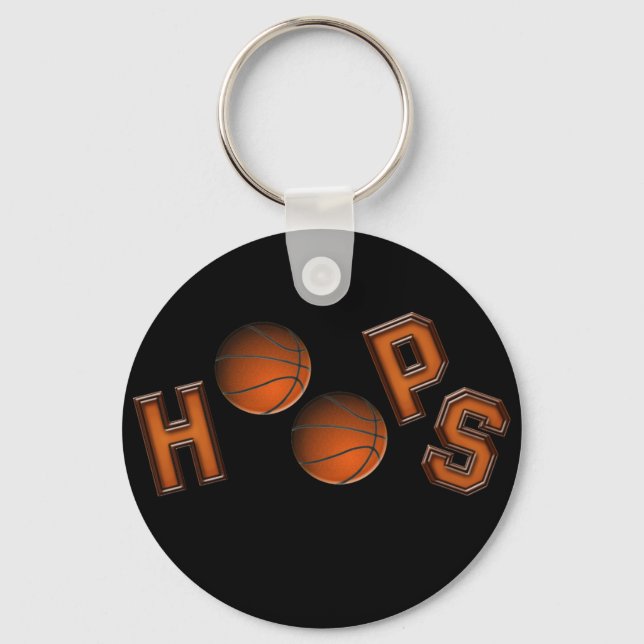 Basketball Hoops Key Ring (Front)