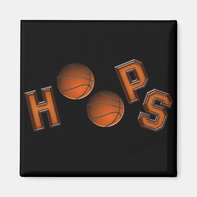 Basketball Hoops Magnet (Front)